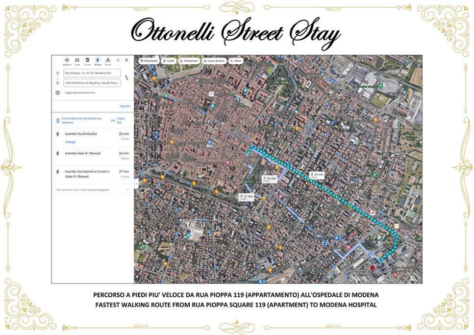 Ottonelli Street Stay- Wifi Fibra Free Tra Storchi & Centro Storico Modena Dış mekan fotoğraf