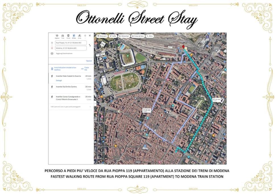 Ottonelli Street Stay- Wifi Fibra Free Tra Storchi & Centro Storico Modena Dış mekan fotoğraf