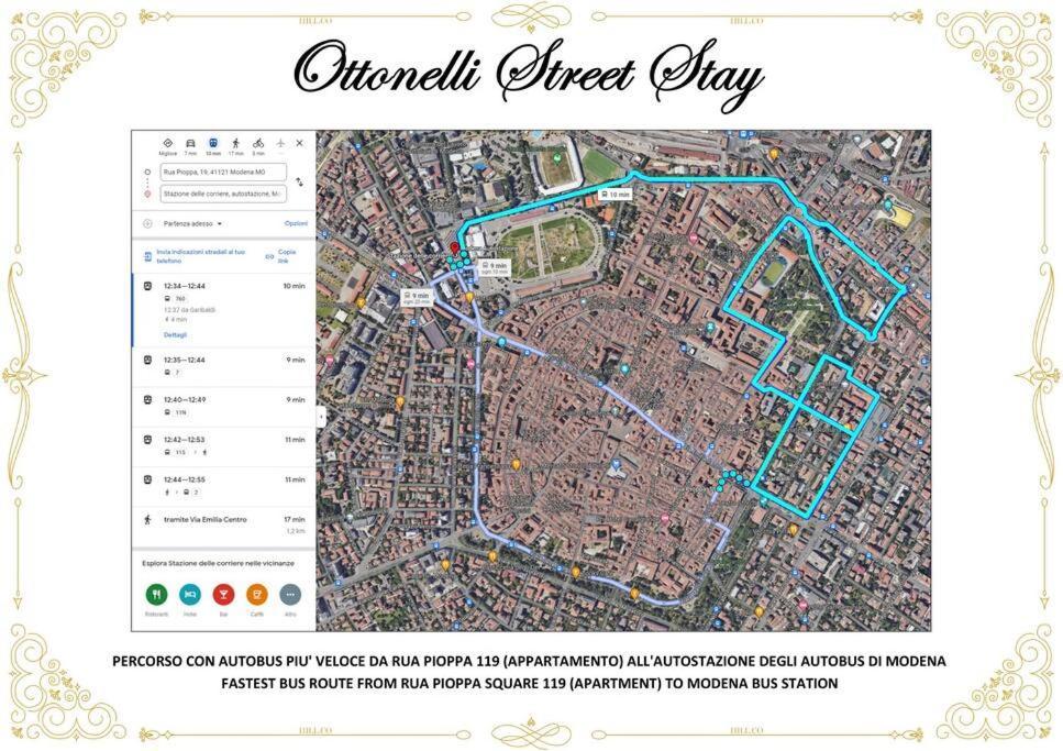 Ottonelli Street Stay- Wifi Fibra Free Tra Storchi & Centro Storico Modena Dış mekan fotoğraf